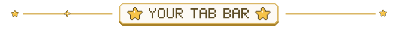 Your Tab Bar
